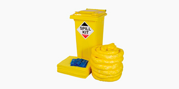 Compact kit for quick cleanup of various liquid spills up to 30 liters. Includes customizable absorbent materials for oils, chemicals, and water-based fluids.