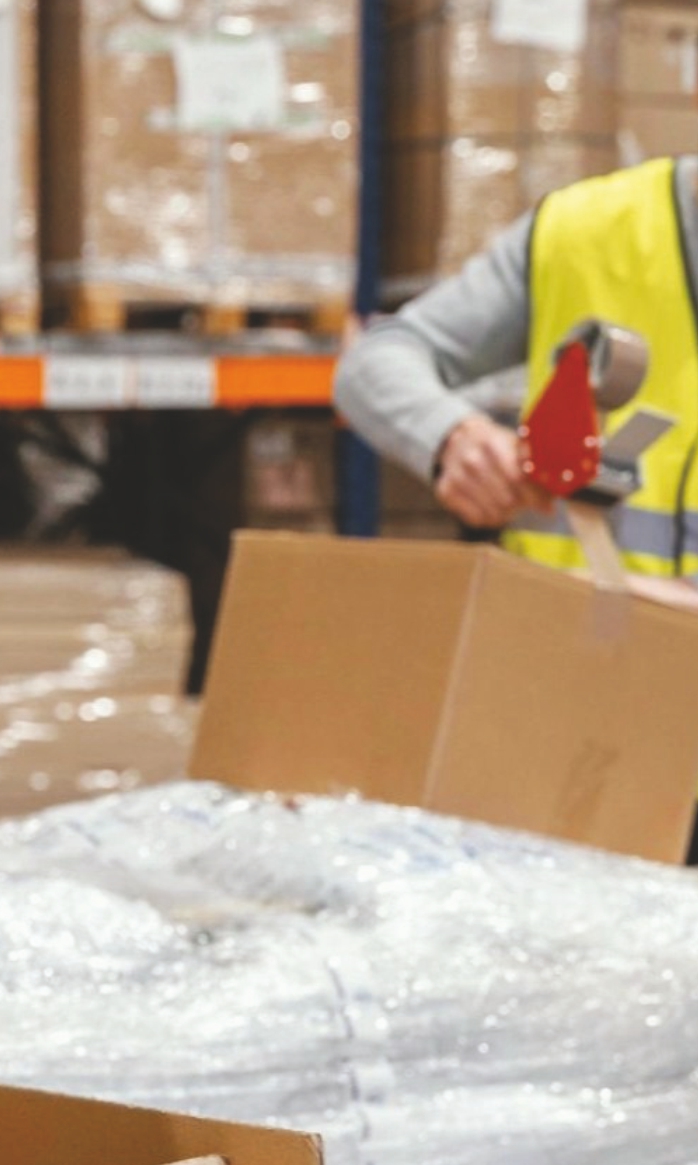 We offer comprehensive solutions for storing, moving and packaging materials and products in warehouses, production and logistics facilities